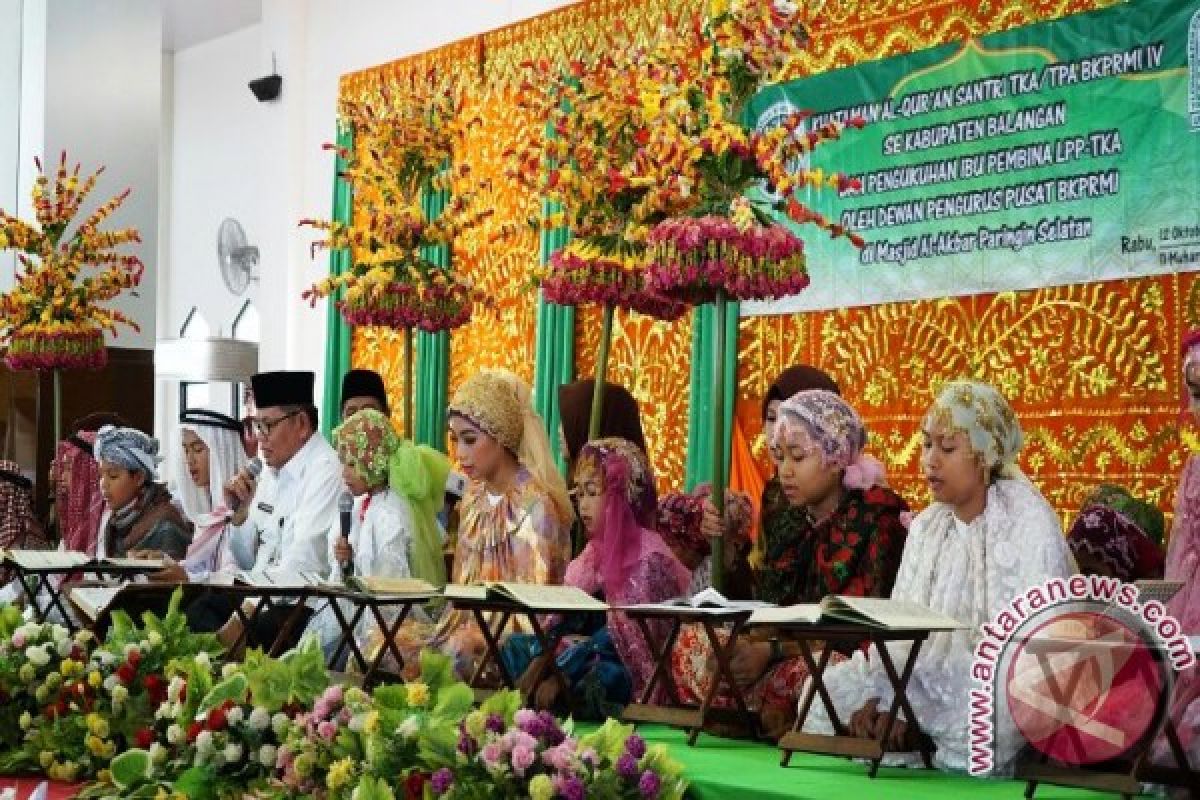 Ribuan Santri Balangan Khataman Al Quran