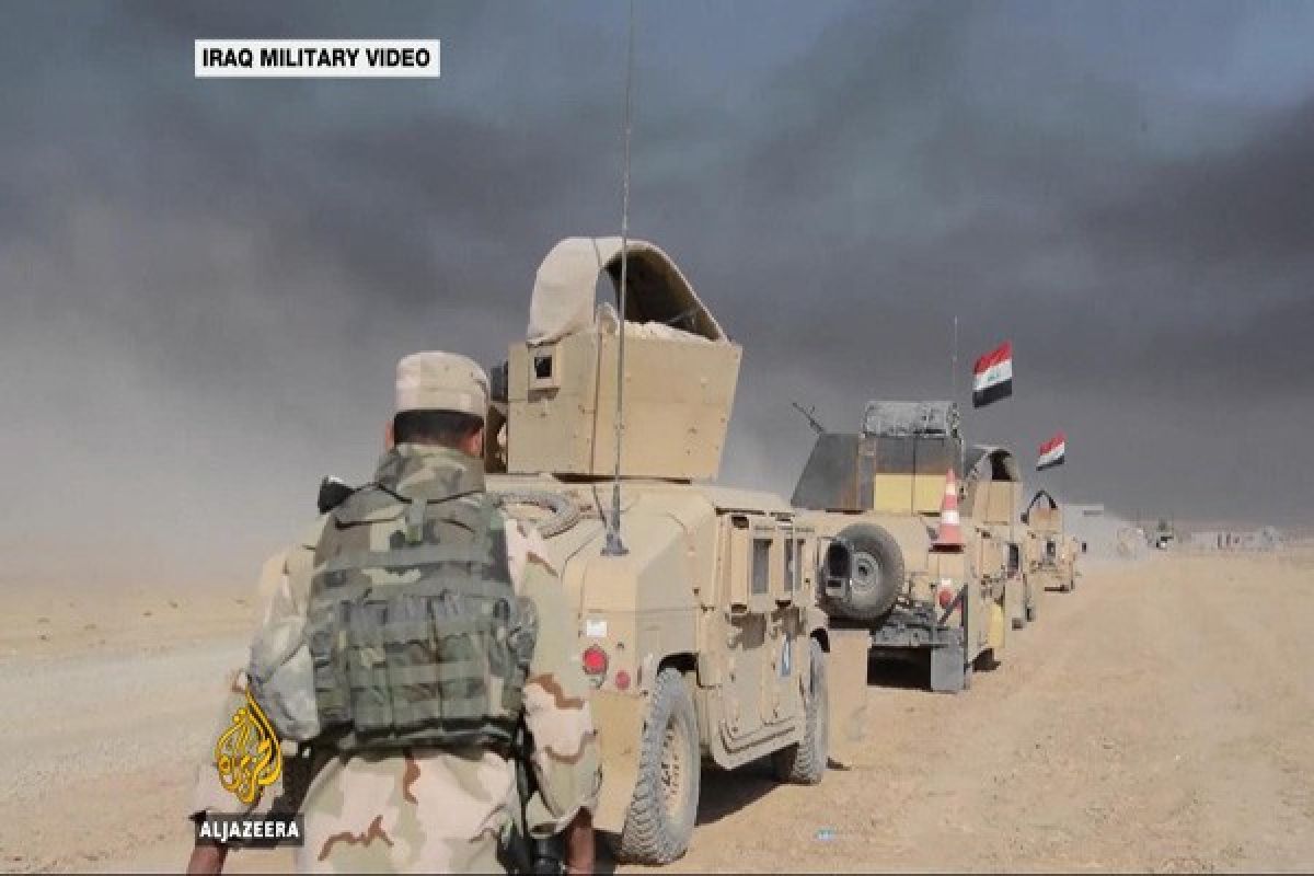 Militer Irak serang habis Mosul