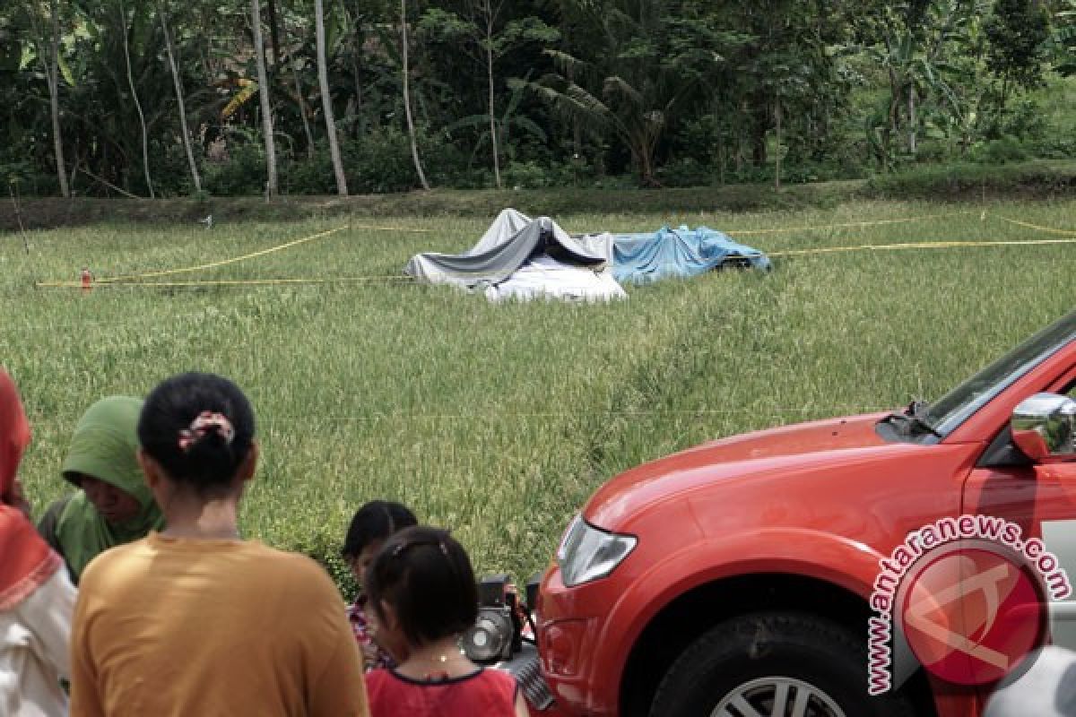 Pesawat latih jatuh di persawahan Cilacap