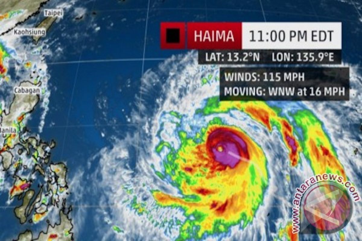 Filipina bersiap hadapi badai super Haima