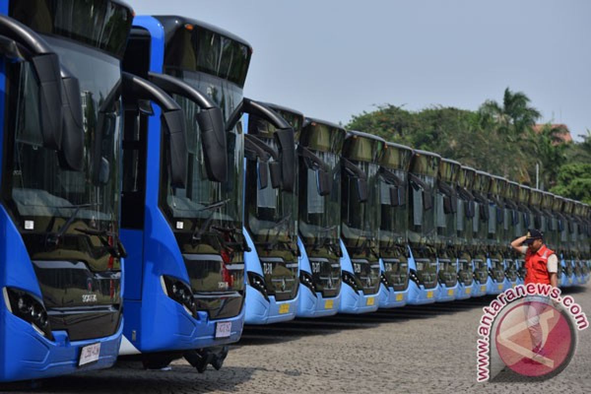 Gubernur Ahok resmikan peluncuran 116 unit bus Transjakarta