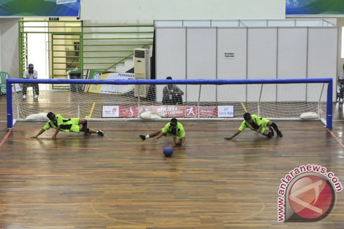 PEPARNAS - Kenali tiga, enam dan 24 di Goalball