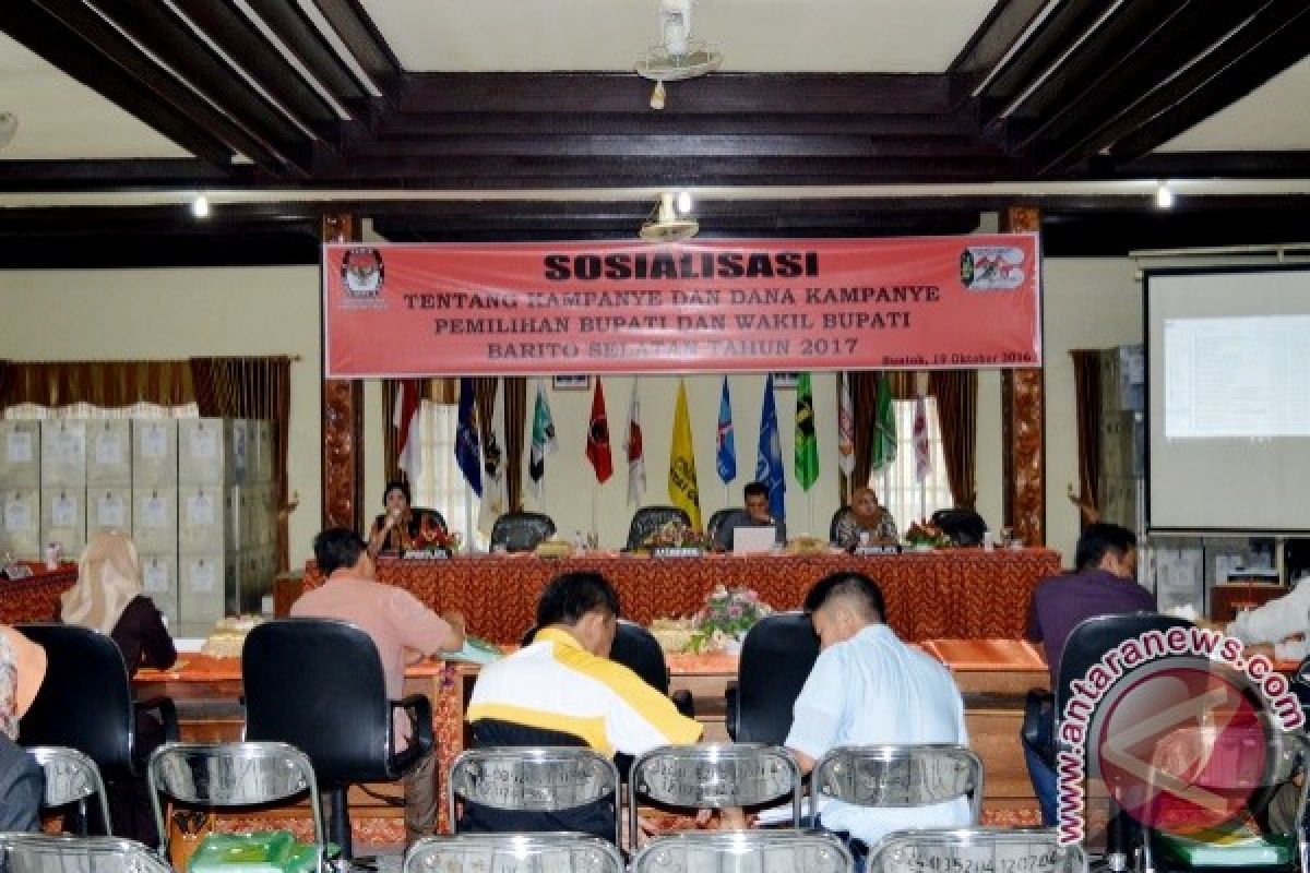 Jelang Tahapan Pilkada, KPU Barsel Gelar Sosialisasi Regulasi Kampanye