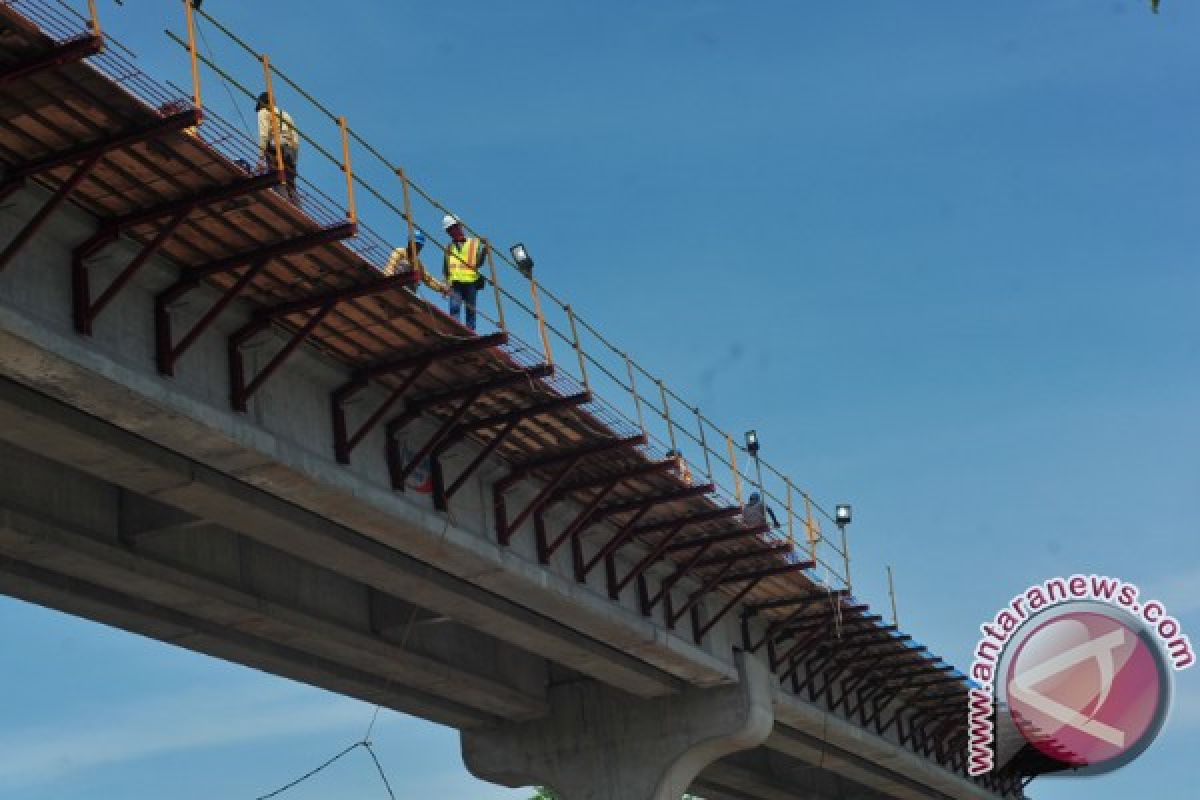 Menkeu: Pembangunan jalur LRT selesai tepat waktu 