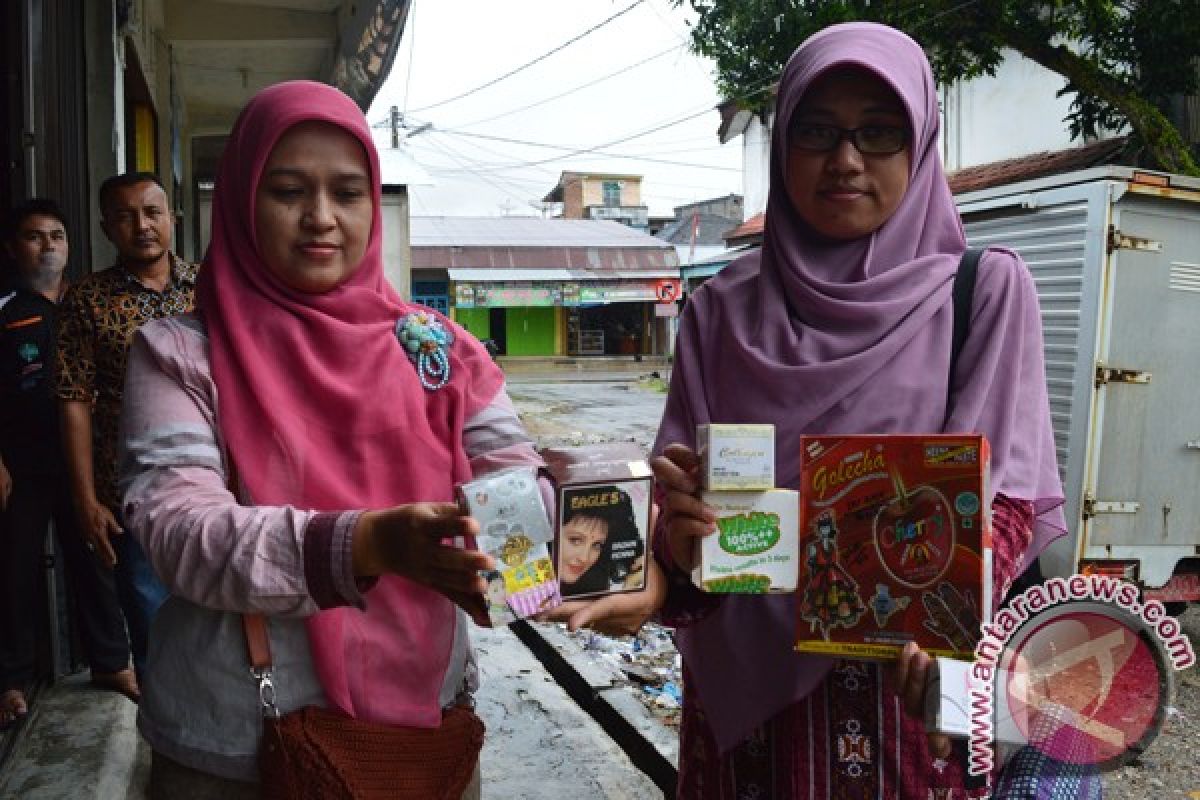 BPOM Aceh sita kosmetik dan jamu ilegal di Abdya