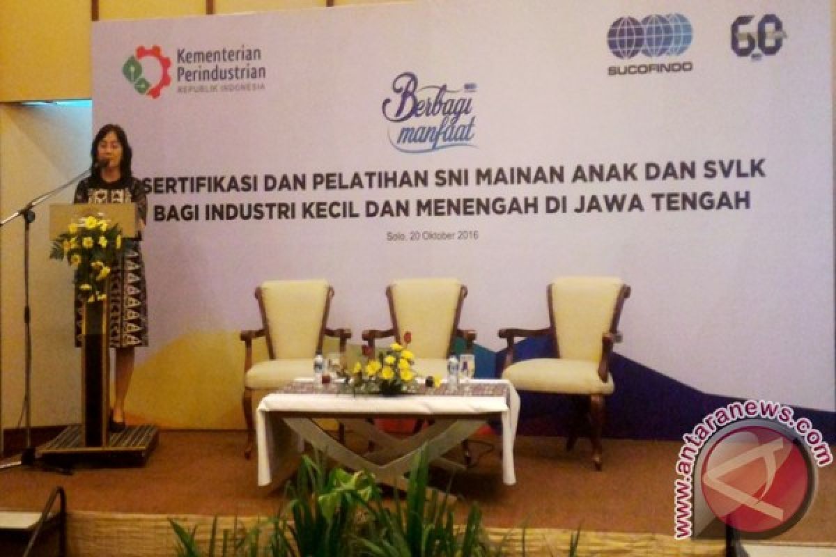 Kemenperin fasilitasi IKM mainan anak kantongi sertifikat SNI