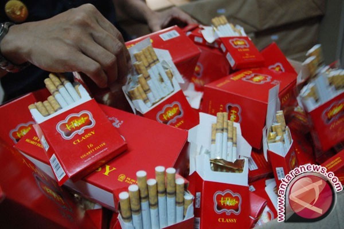 Rokok Ilegal Dominasi Tangkapan Bea Cukai Sumbar