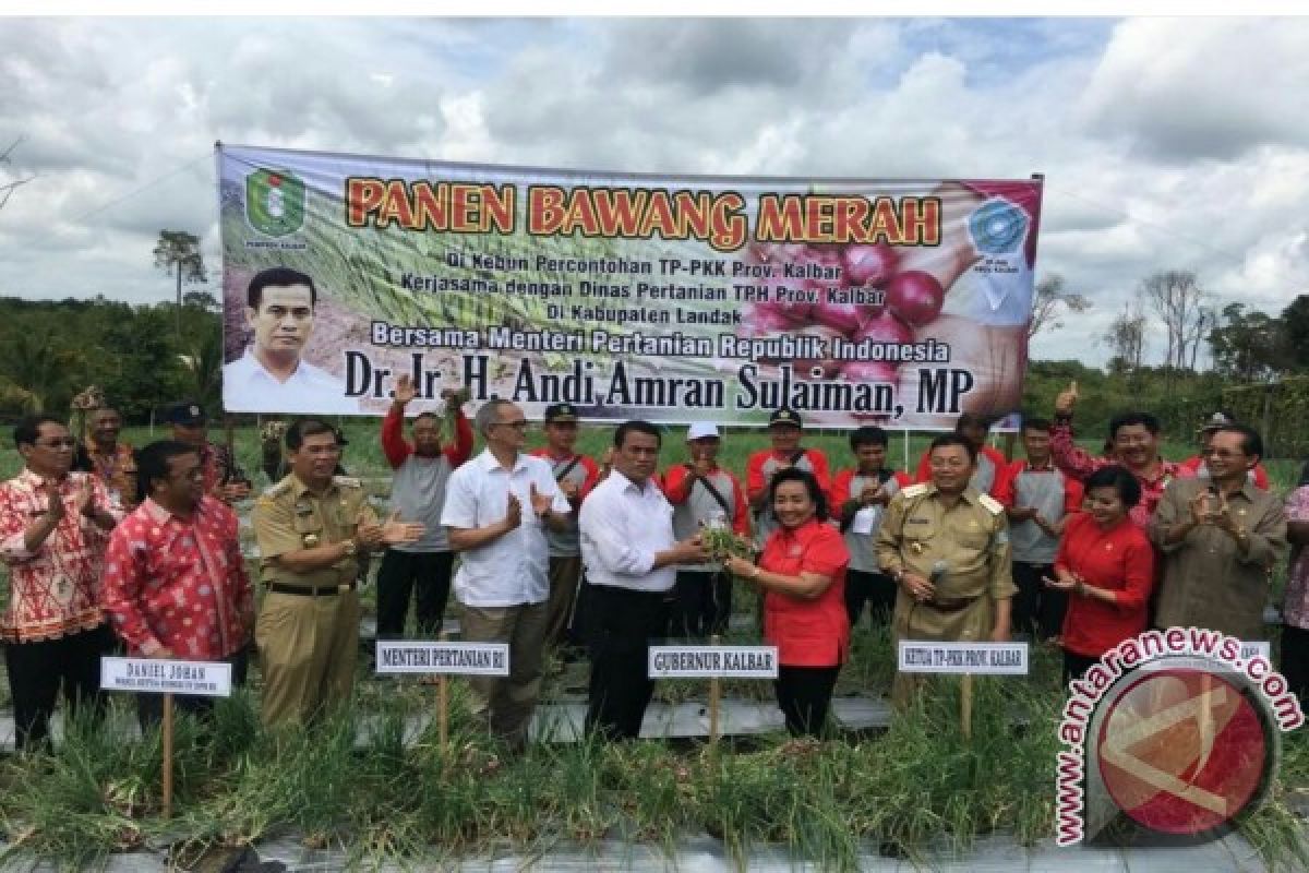 Mentan: Kalbar Harus Mandiri Bawang