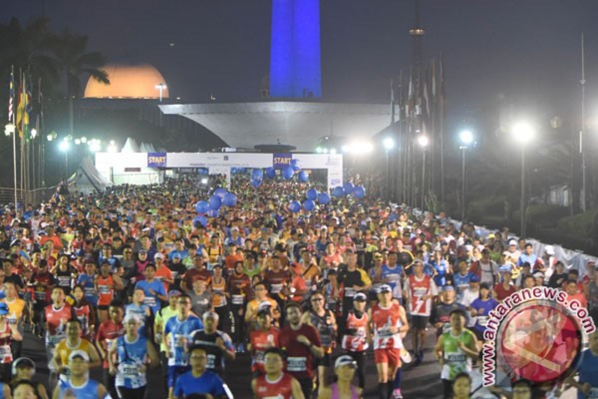 Dua polwan Cianjur ikut Kartini Run 2018 di Monas