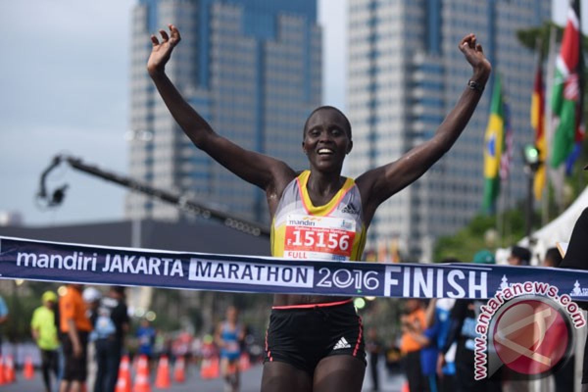 Pelari Kenya dominasi nomor terbuka Jakarta Marathon