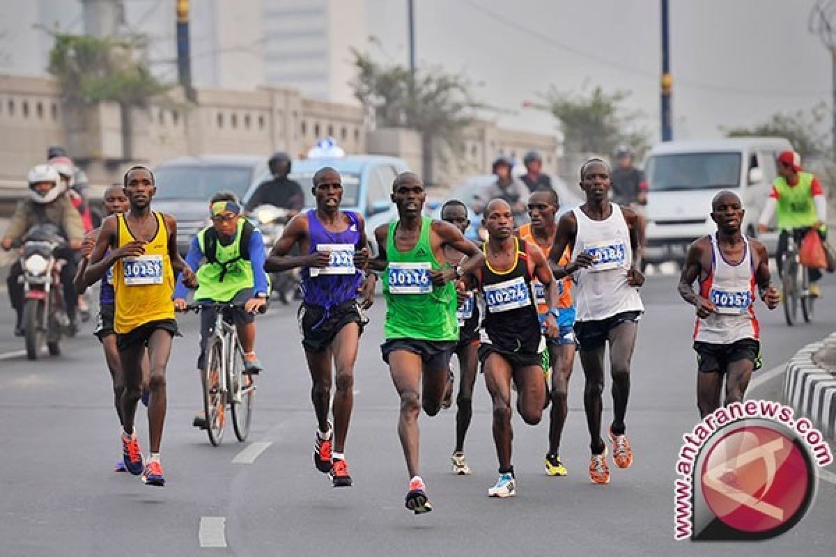  Pelari Kenya juarai Jakarta Marathon 2016