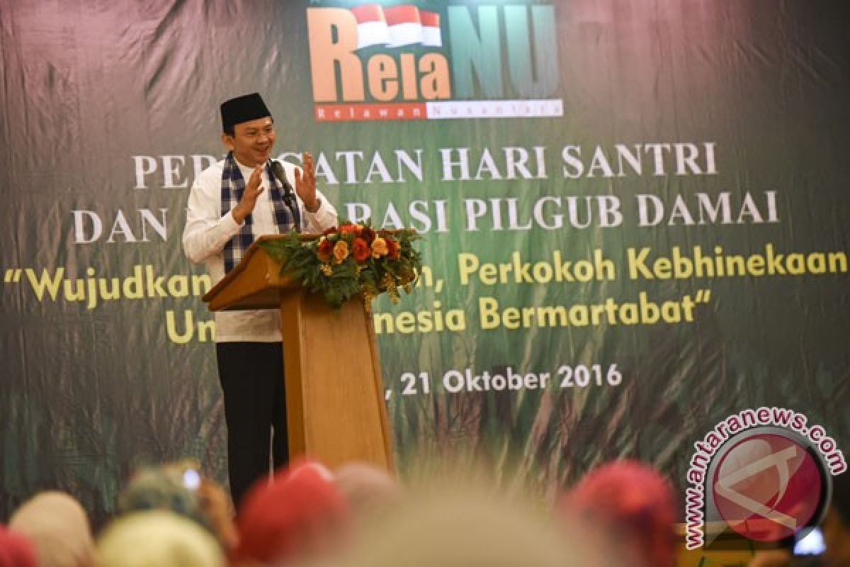 Ahok hadiri peringatan Hari Santri