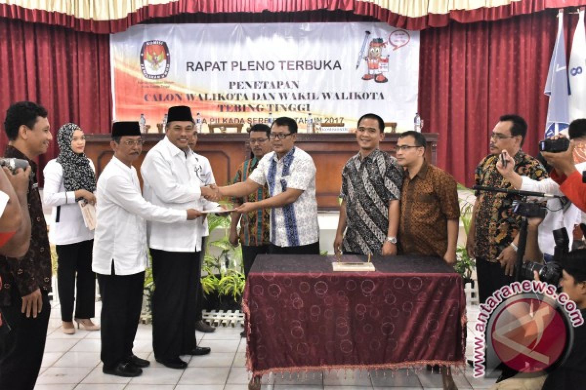 KPU.Tetapkan Paslon Walikota/Wakil Walikota