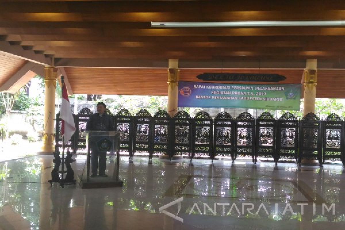 Pertanahan Sidoarjo Targetkan Sertifikat 11.500 Bidang Tanah