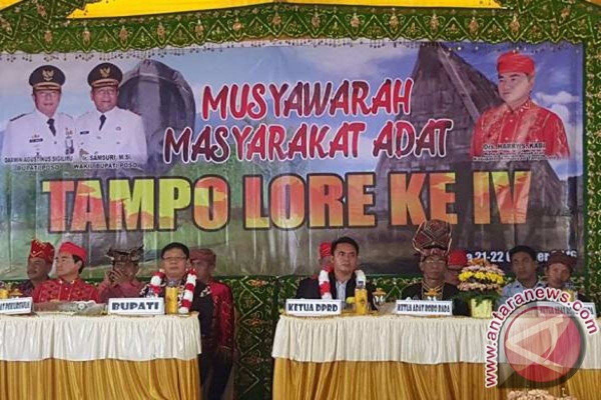 Kongres Adat Lore desak pembentukkan Kabupaten Tampo Lore