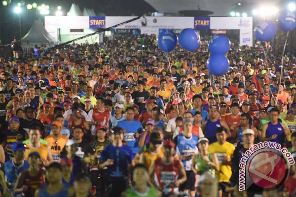 Tujuh negara meriahkan Bogor Marathon, lomba lari malam hari pertama