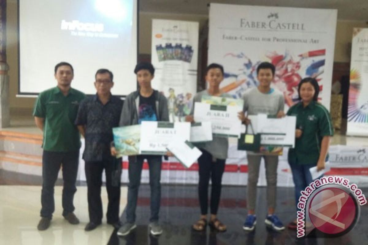 ISI-Faber Castell Gelar Lomba Gambar Art dan Graphic di Denpasar