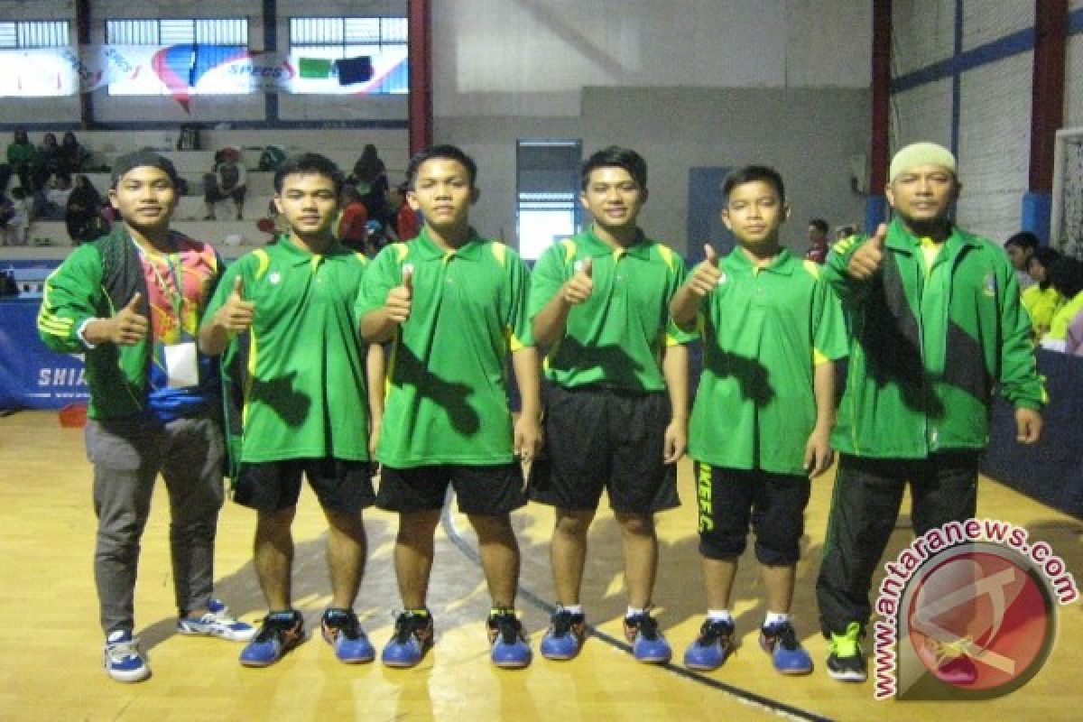 Tenis Meja Beregu Putra Sumut Berpeluang ke Semifinal