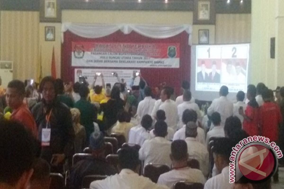 KPU Gelar Rapat Pleno Pengundian Nomor Urut