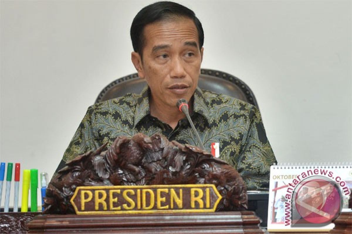 Presiden Jokowi disambut selawat badar saat di Ancol