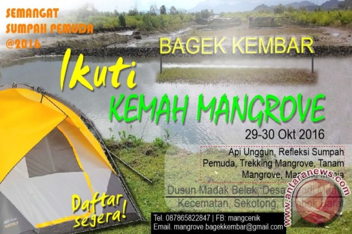 Pemuda Lombok Barat Binaan BPSPL Gelar Kemah Mangrove