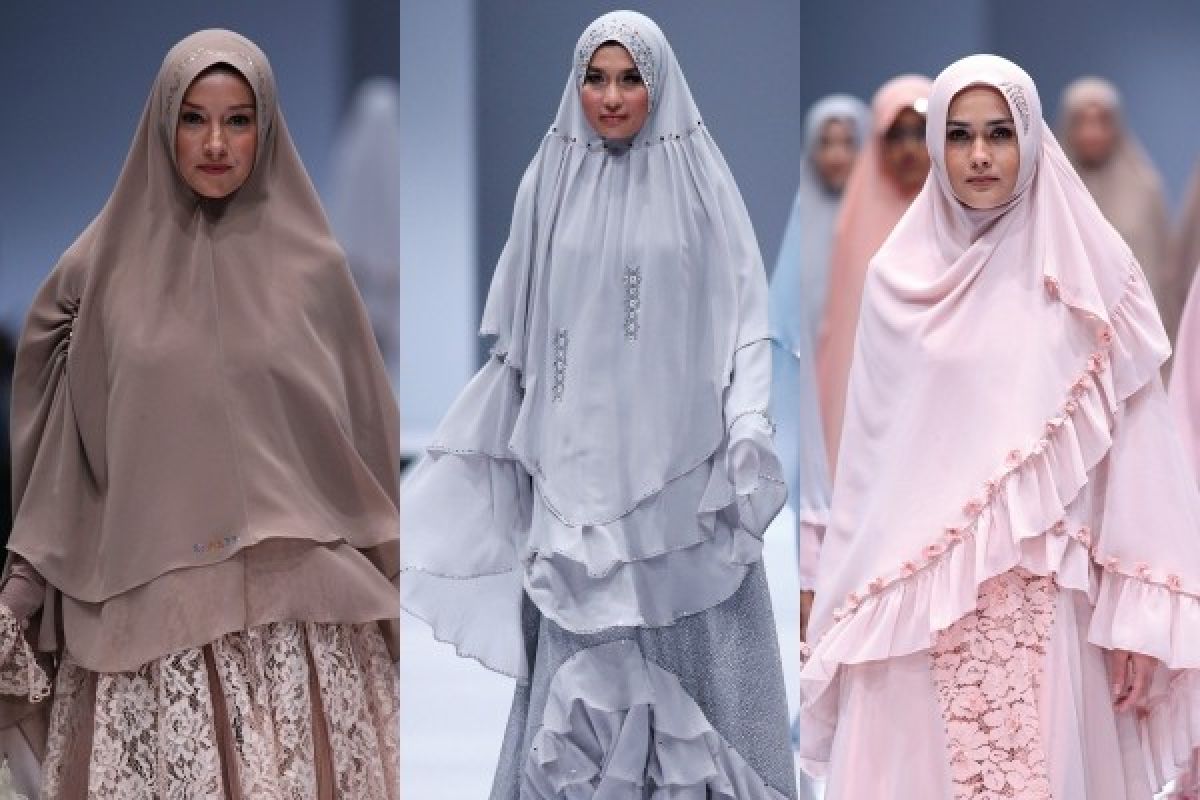 Busana muslim dengan inspirasi gaun vintage Victoria dari Si.Se.Sa