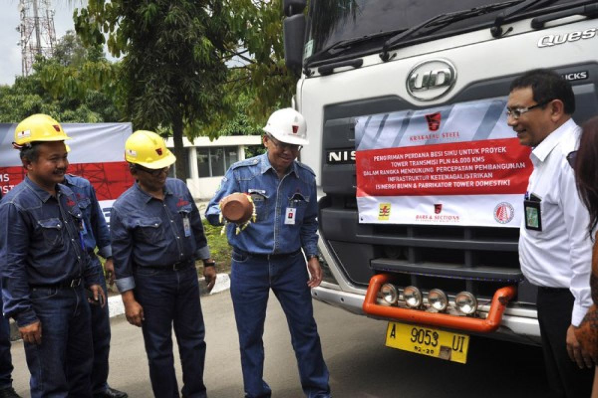 Krakatau Steel Pasok Baja Untuk Tower PLN