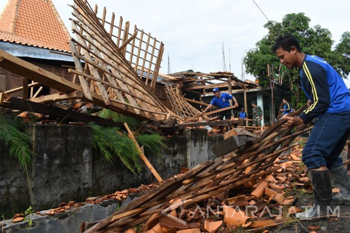 BPBD Madiun Catat  26 Rumah Rusak Akibat Bencana Selama November