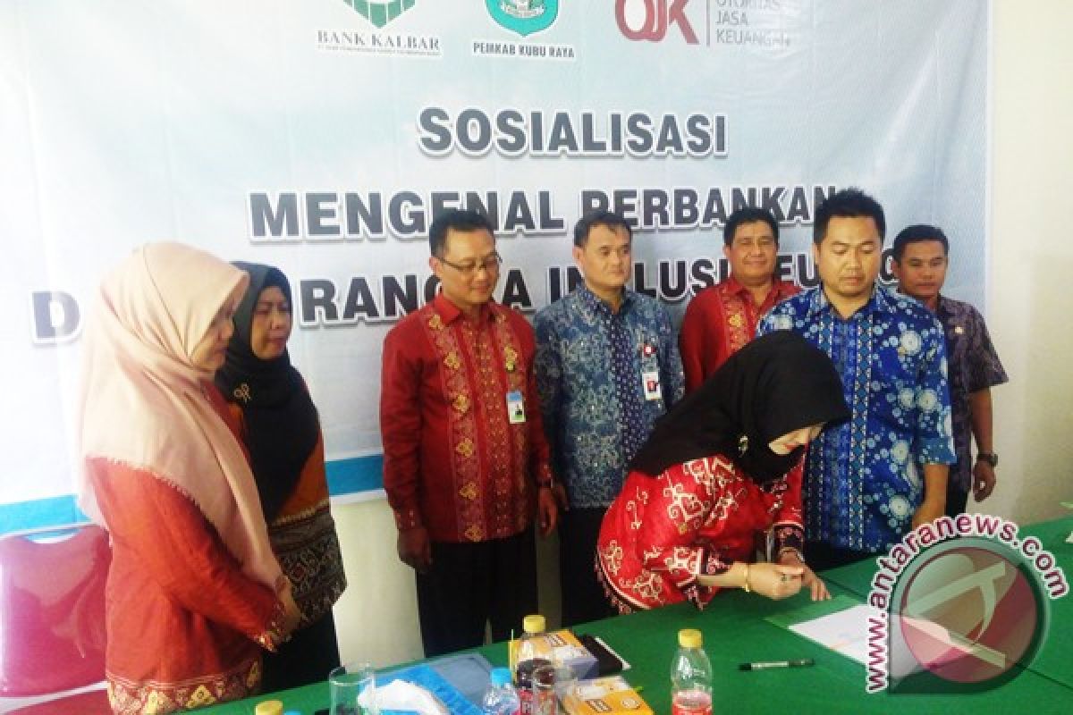 OJK-Bank Kalbar Sosialisasikan Inkluisi Keuangan