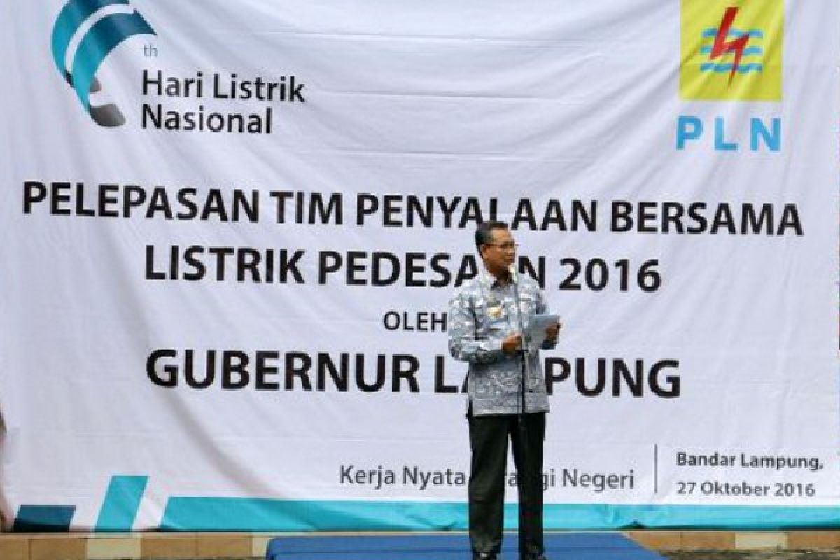 PLN Lampung gelar penyalaan bersama listrik perdesaan 