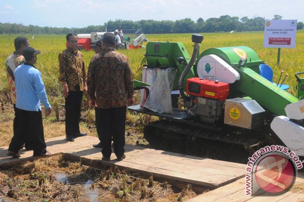 Presiden Jokowi sapa petani Boyolali
