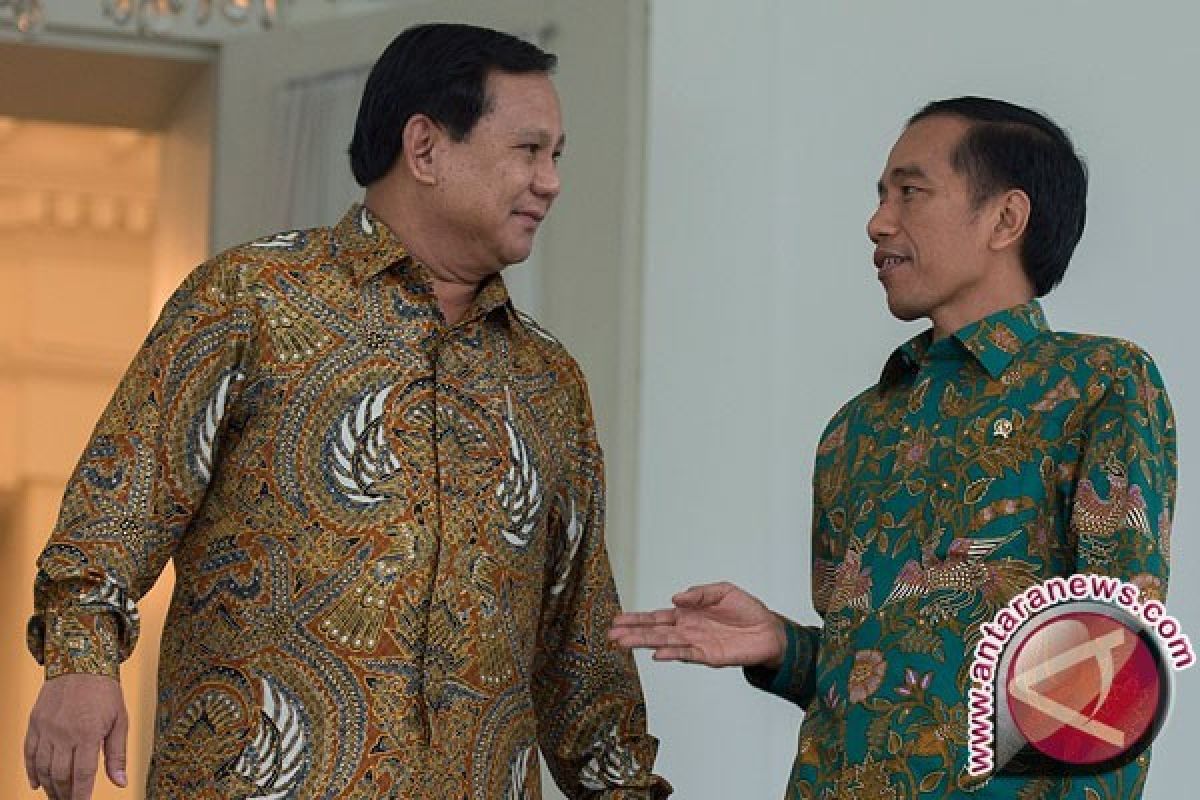 Prabowo sambut Jokowi di Hambalang