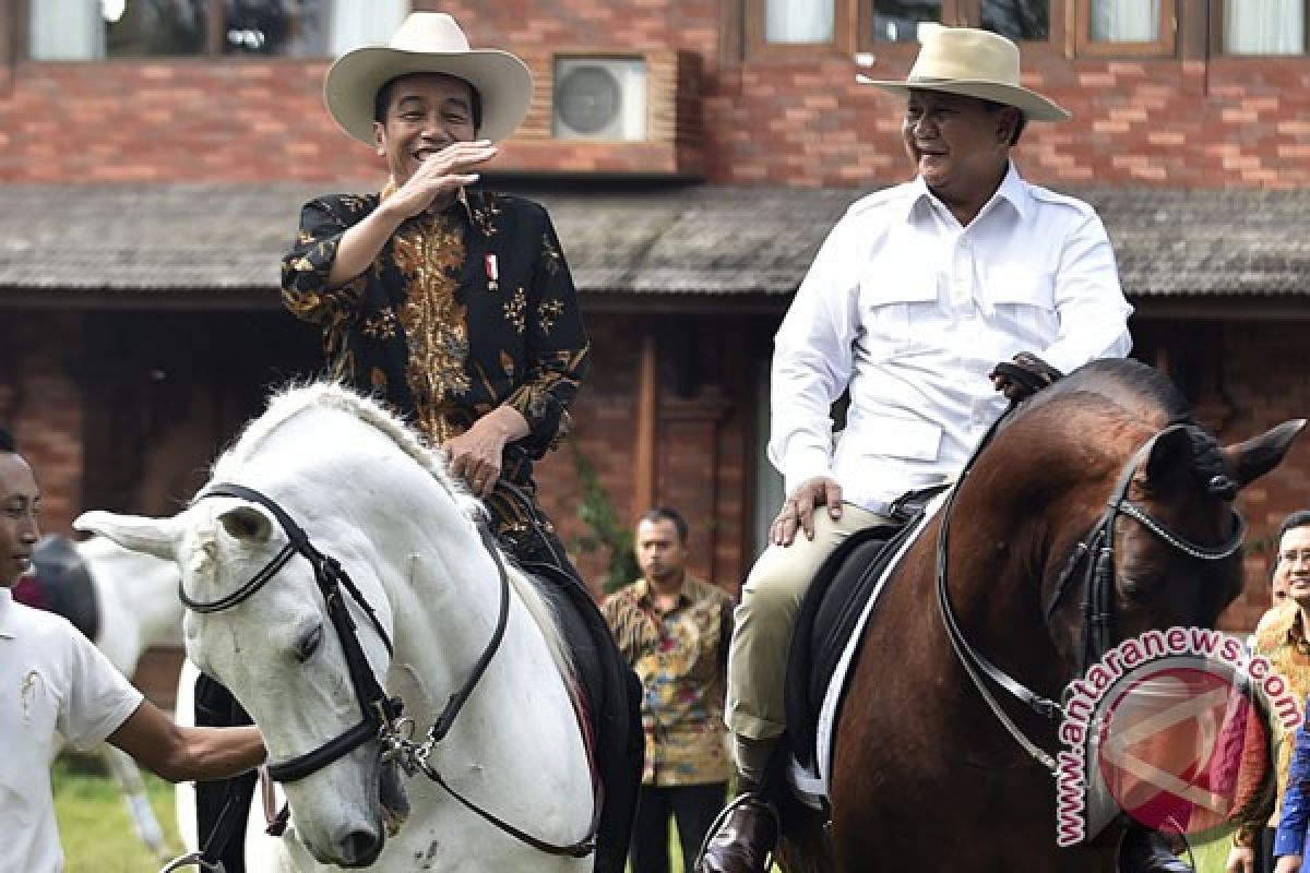 Jokowi bahas persoalan kebangsaan dengan Prabowo