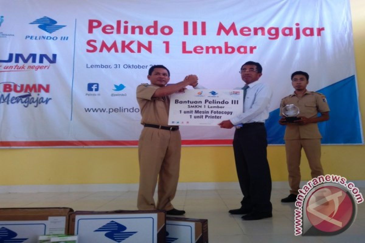 Pelindo Lembar Edukasi Pelajar SMK Lombok Barat 