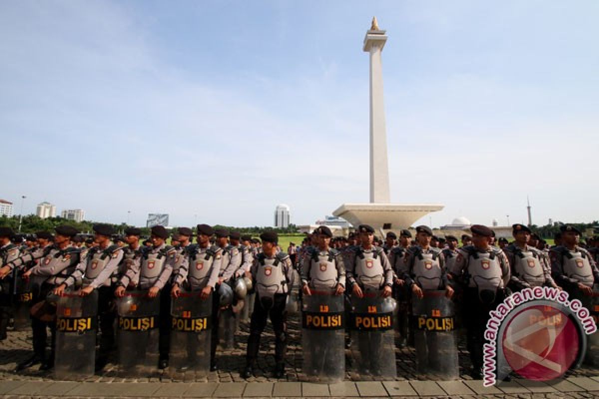 4.000 tentara dan polisi apel Pilkada di Monas