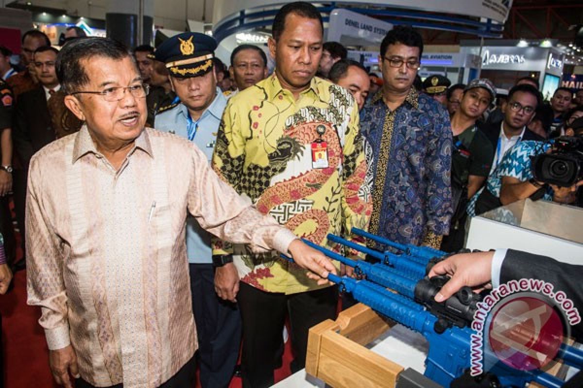 Wapres buka pameran Indo Defence Expo