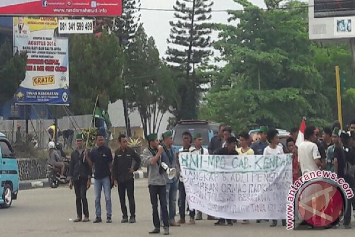 Aksi Di Kota Kendari Berlangsung Aman