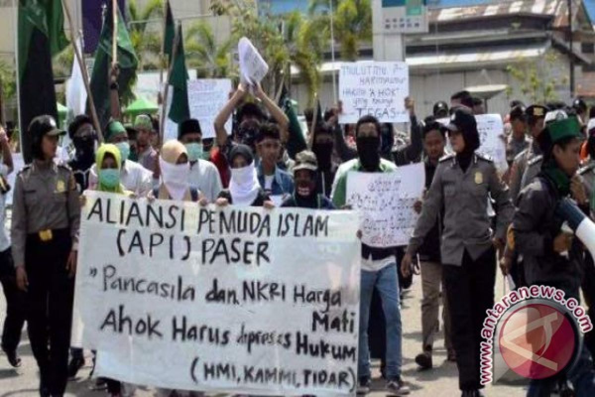 Aliansi Pemuda Islam Paser Gelar Aksi Damai