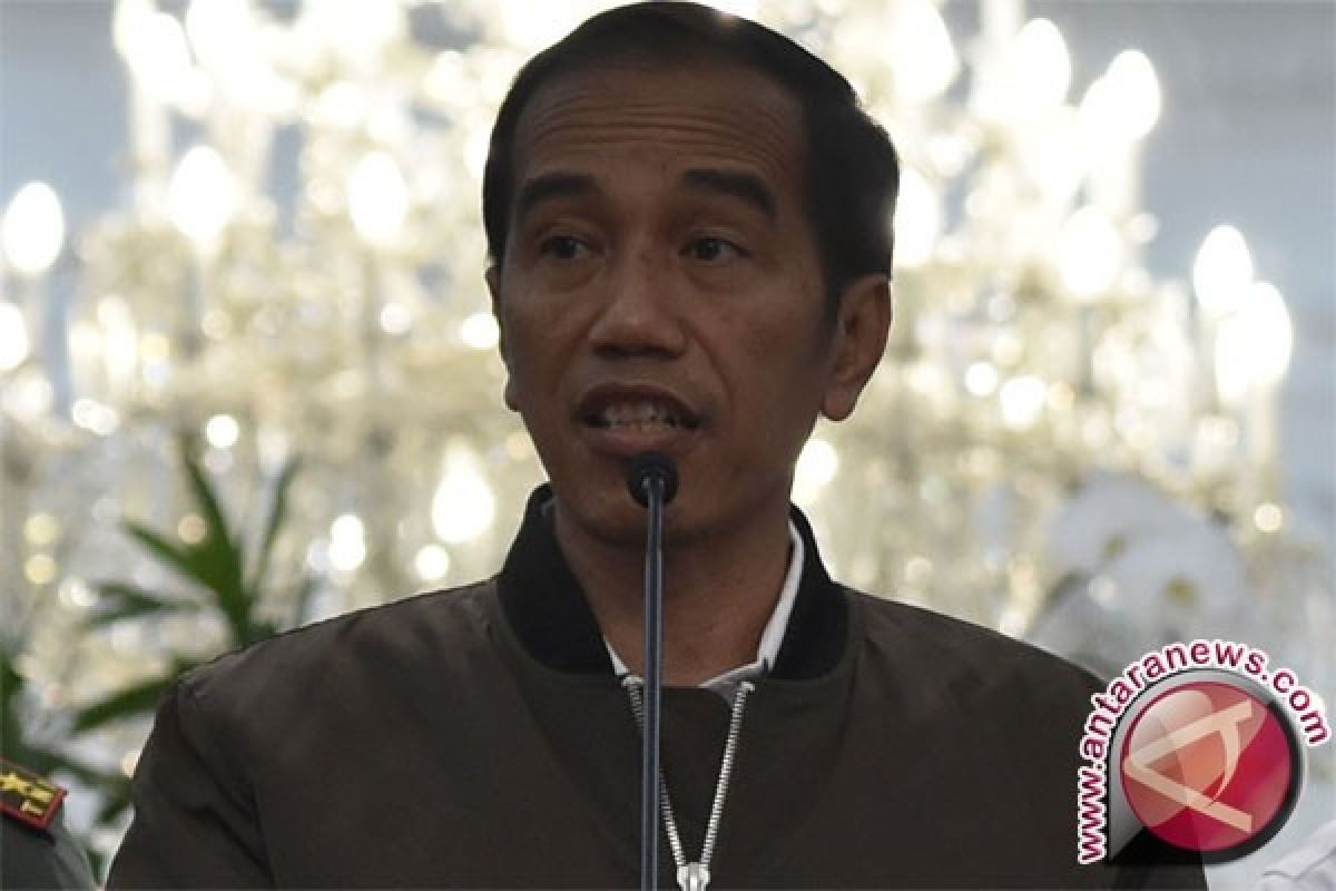Itu jaket anak saya, kata Presiden Jokowi