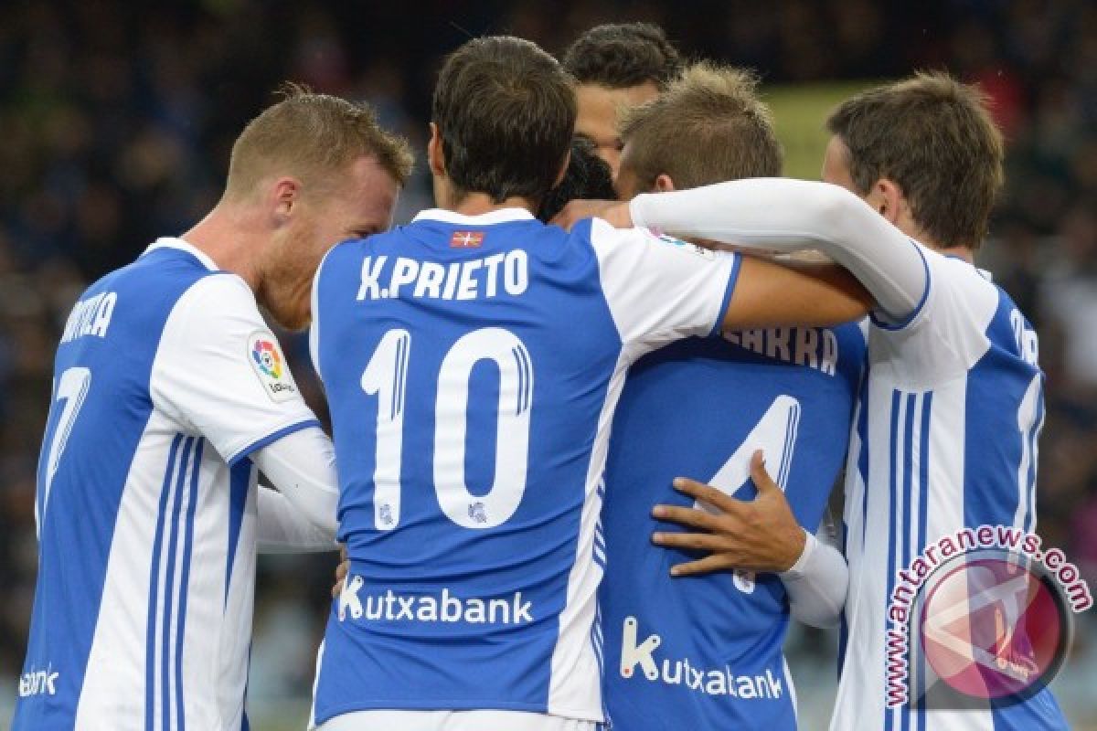 Real Sociedad cetak rekor kemenangan tandang terbesar Liga Europa