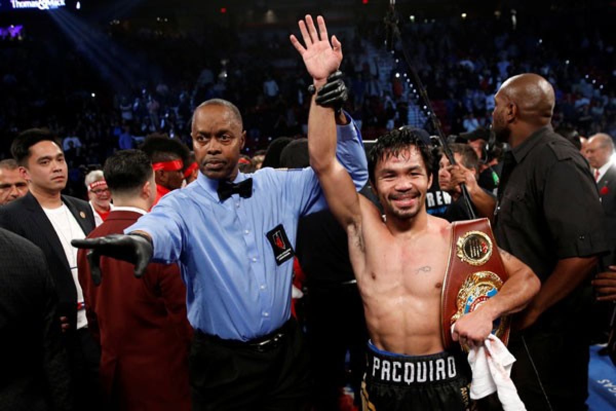 Pacquiao belum tunjuk pelatih jelang duel melawan Matthysse