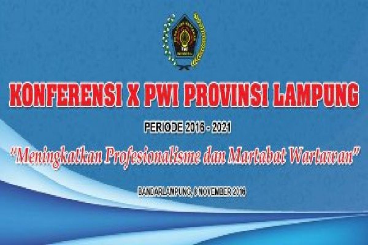 PWI Lampung Menggelar Konferensi Provinsi 8 November