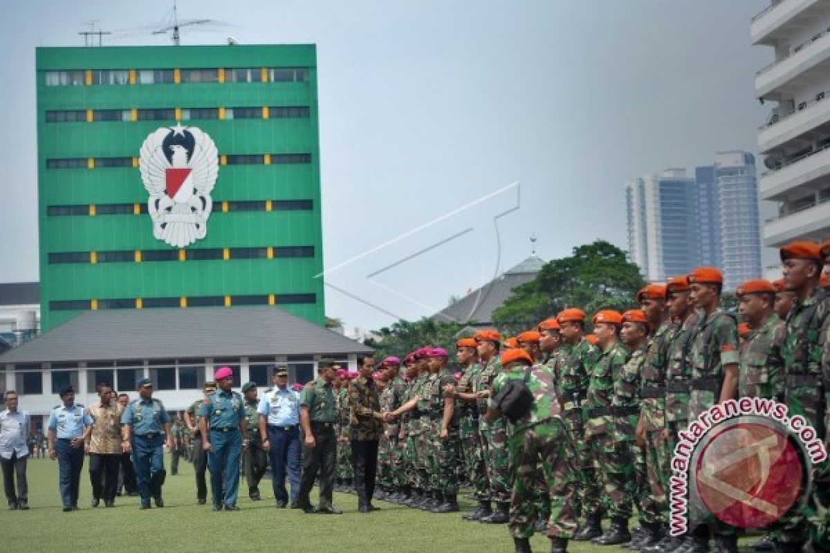 Presiden Ucapkan Terima Kasih kepada Prajurit TNI