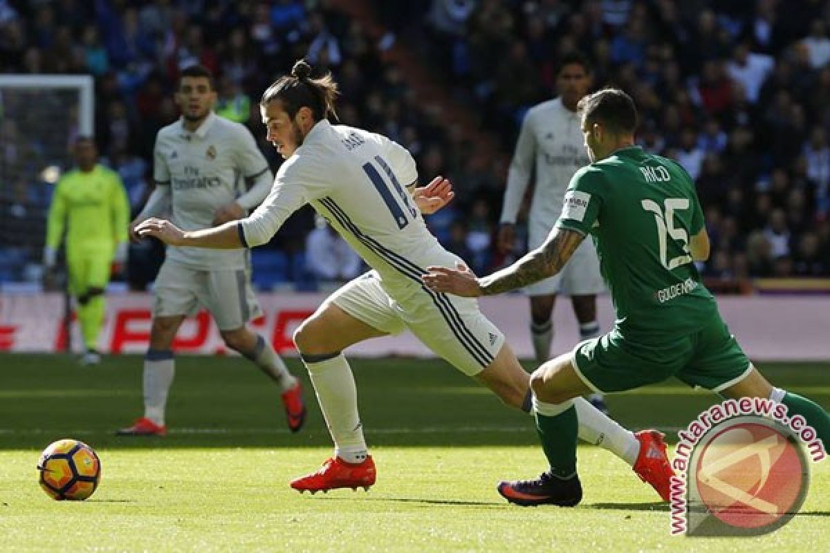 Dua gol Bale bantu Real taklukkan Leganes