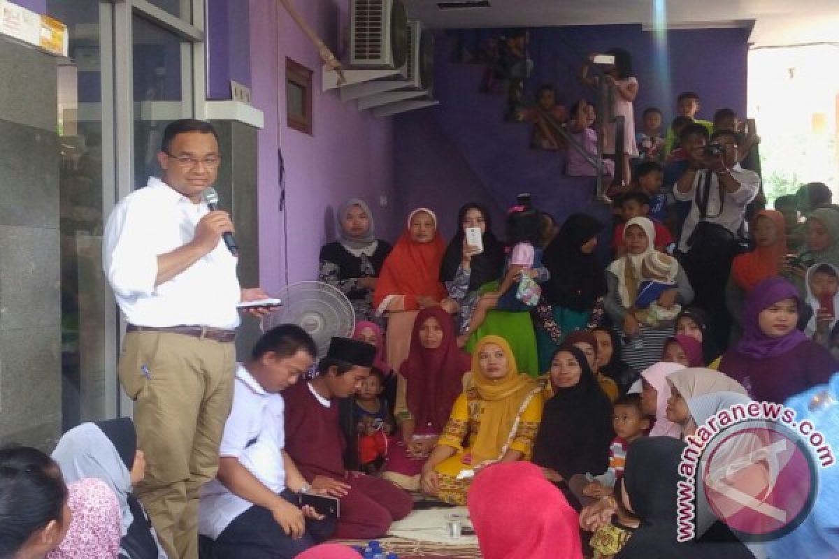 Anies bersyukur lebih banyak ditemui para ibu