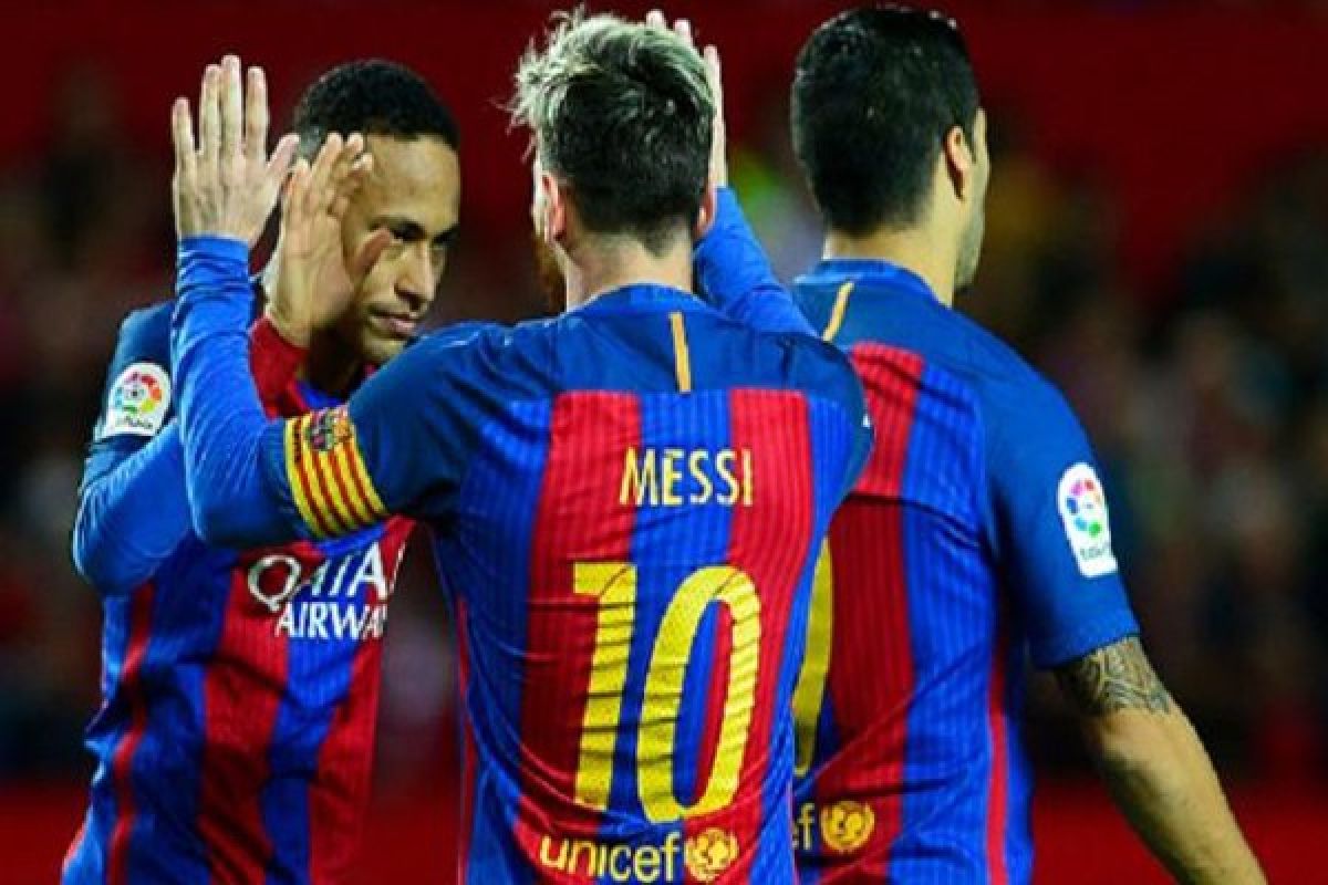 Messi, Suarez dan Ronaldo bersaing ketat 