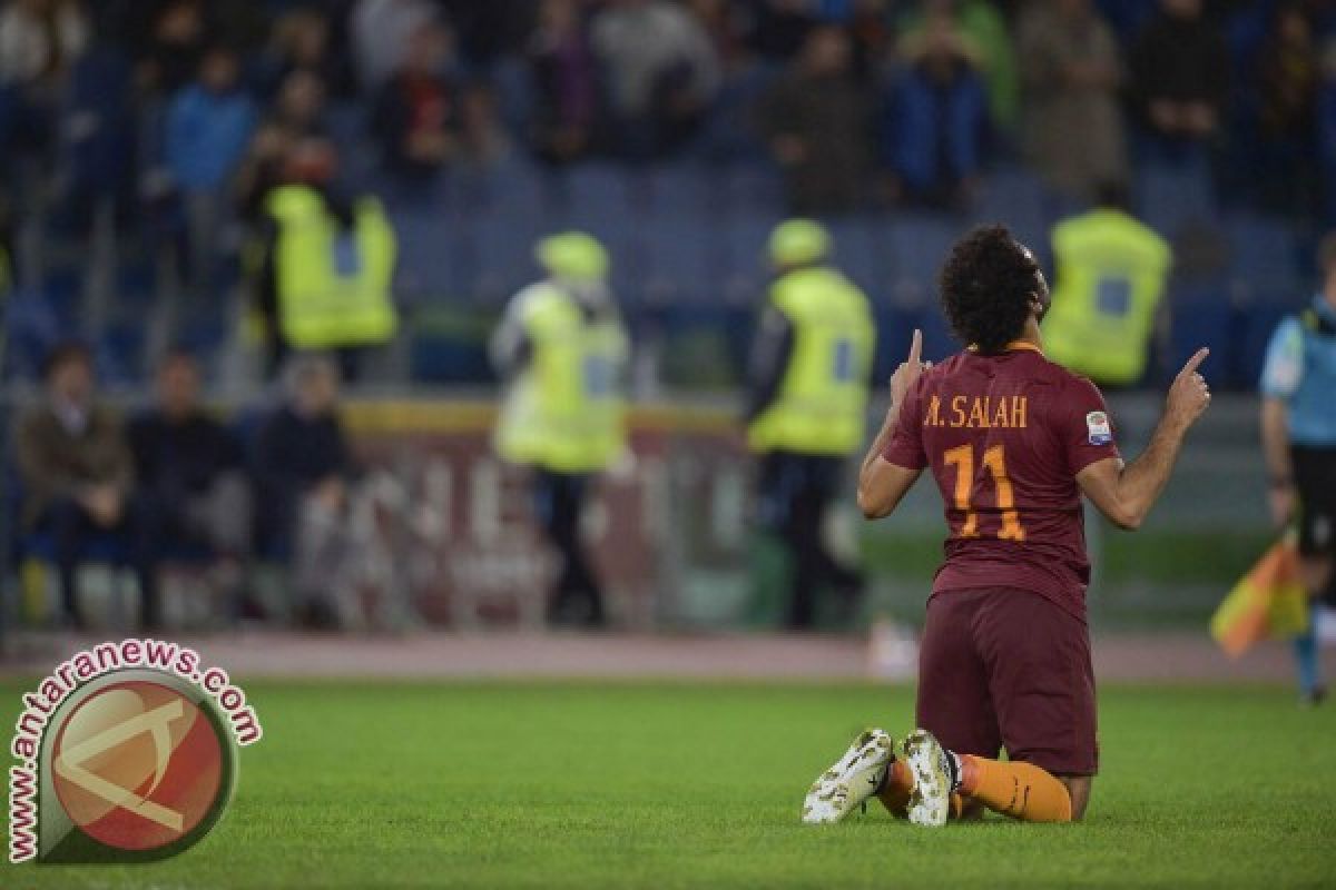 Trigol Mohamed Salah antar Roma bekap Bologna 3-0