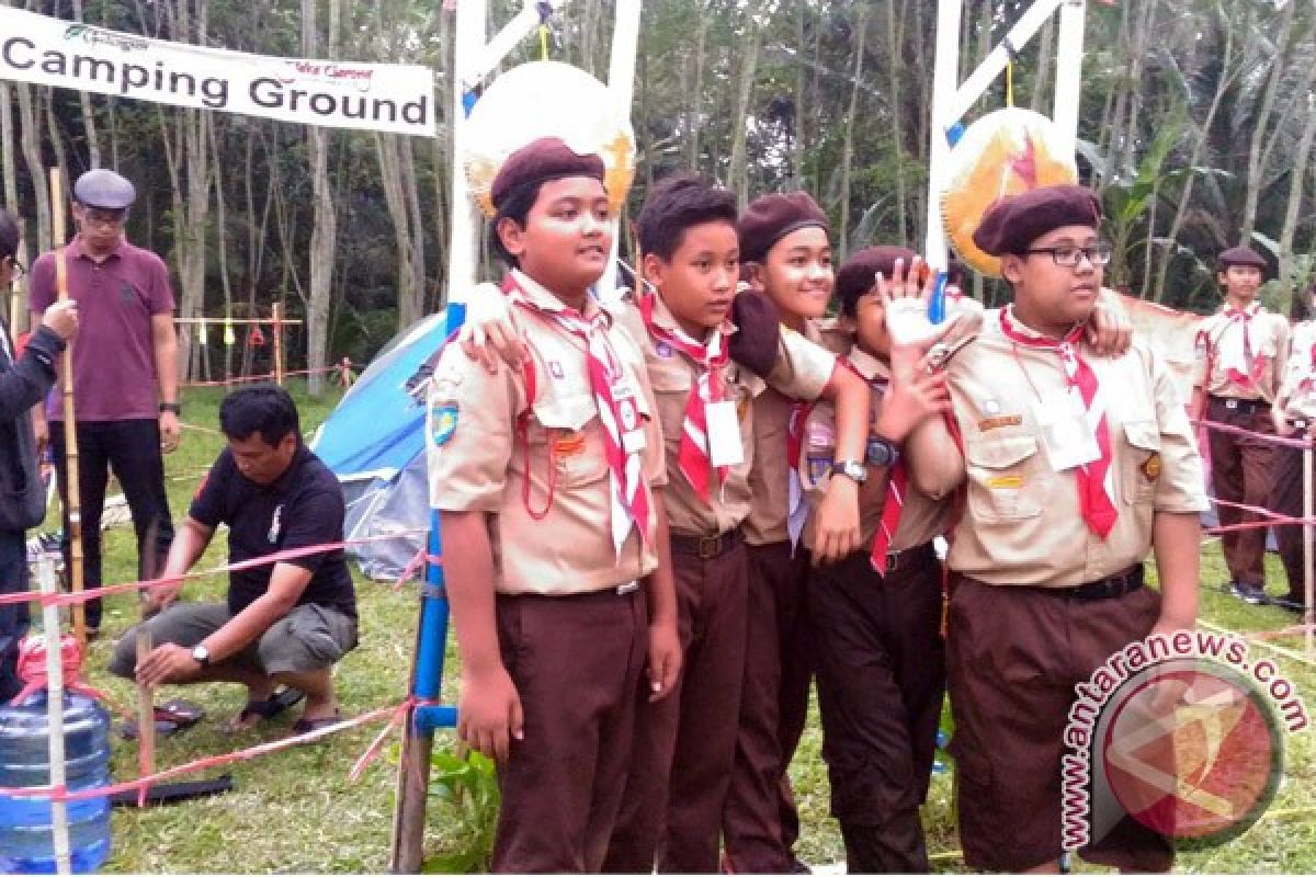 Ratusan Pramuka Sleman kenang HB IX melalui Barata