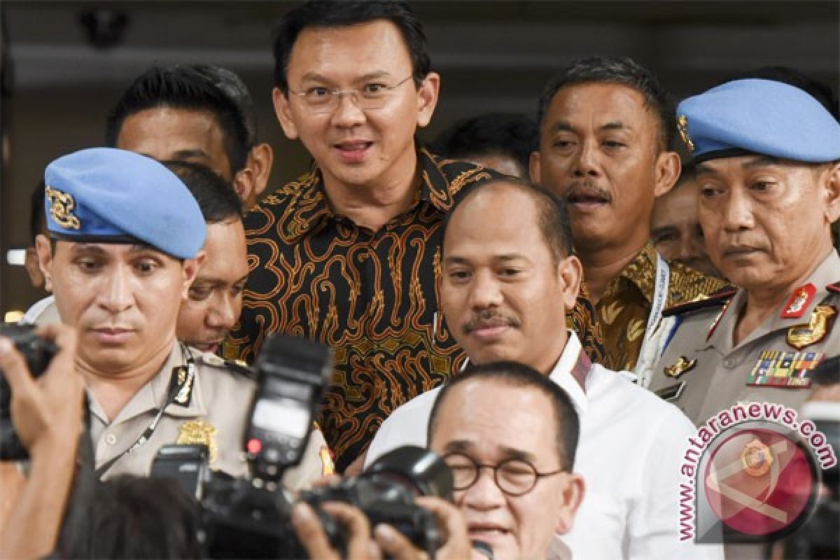 Ahok enggan komentar usai pemeriksaan di Mabes Polri