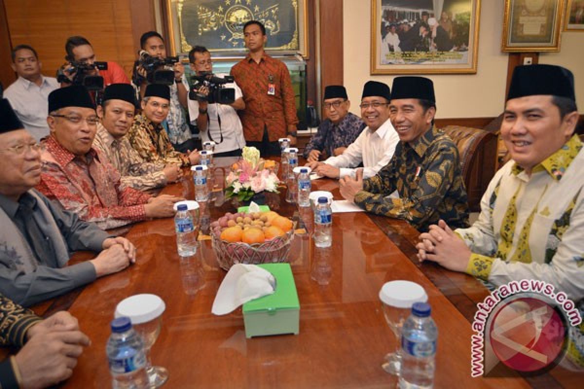 Presiden Jokowi apresiasi upaya PBNU tenangkan suasana